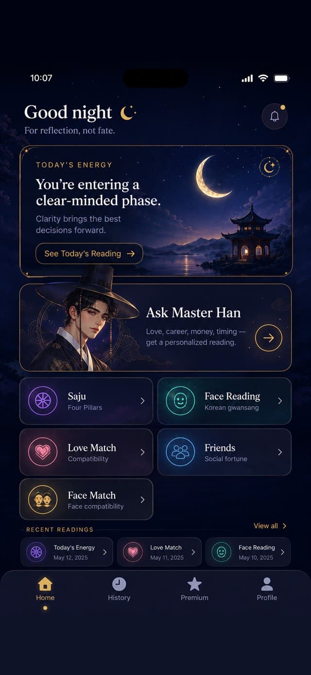 K-Fortune app screen